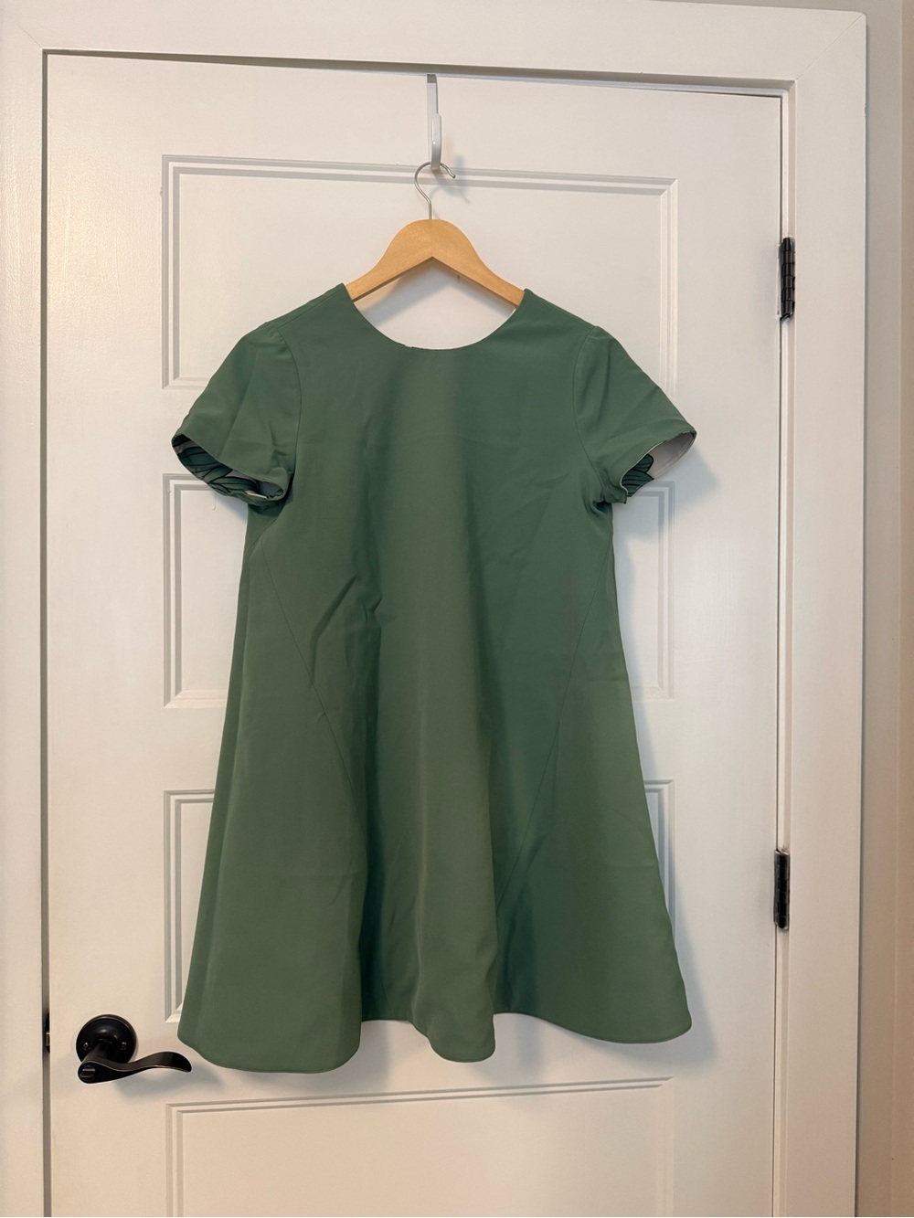 Mestiza New York Classic Green Short-Sleeve Reversible Dress